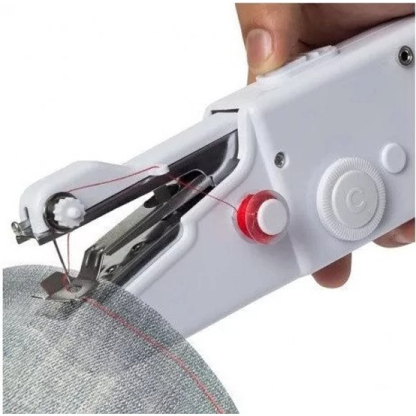 Портативная ручная мини швейная машинка FHSM Handy Stitch, аккумуляторная машинка для быстрого ремонта и шитья одежды