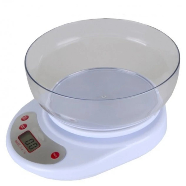 Весы кухонные с чашей Acs KE1 до 5kg для взвешивания еды