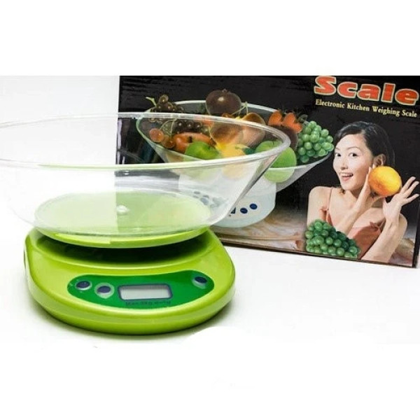Весы кухонные с чашей Acs KE1 до 5kg для взвешивания еды