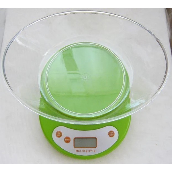 Весы кухонные с чашей Acs KE1 до 5kg для взвешивания еды