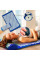 Массажный коврик Acupressure Mat с валиком, помогает в снятии стресса и боли