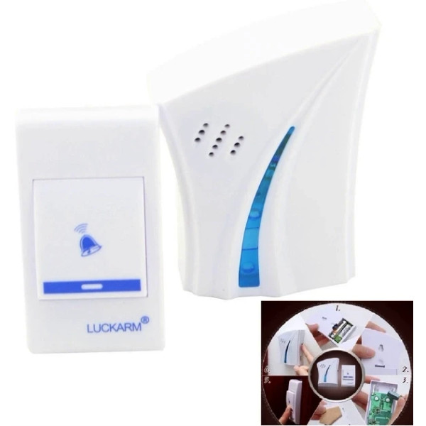 Дверной звонок Luckarm 8610 Беспроводной на батарейках для дома и квартиры