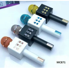 Караоке микрофон беспроводной MC-871 Bluetooth динамик шумоподавление для пения вечеринок