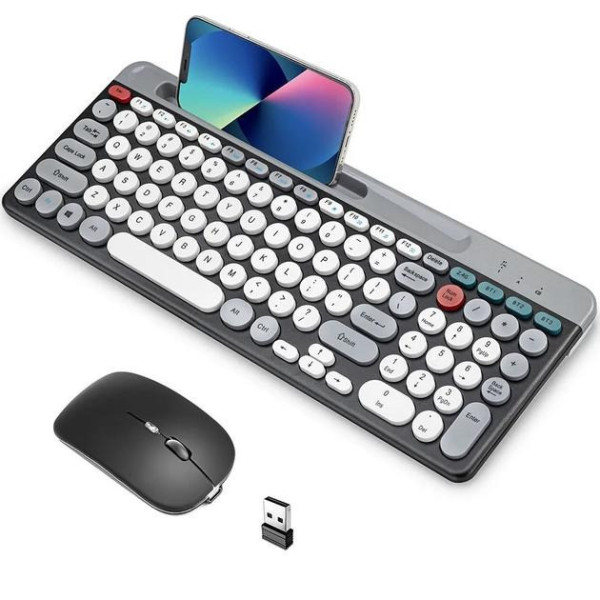 Клавиатура с мышкой ZYG 806 Wireless 2.4Ghz Bluetooth 2в1 Беспроводная аккумуляторная
