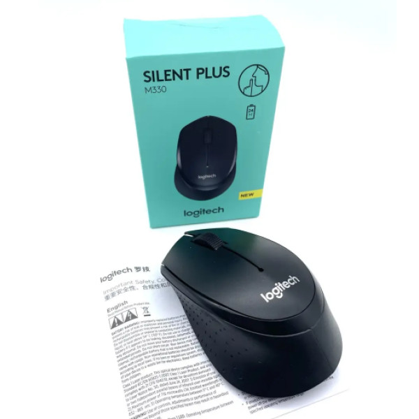 Мышь беспроводная игровая Logtech M330 SILENT Черная