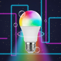 LED RGB лампа Anslut Standard Bulb с пультом ДУ, MAG-719