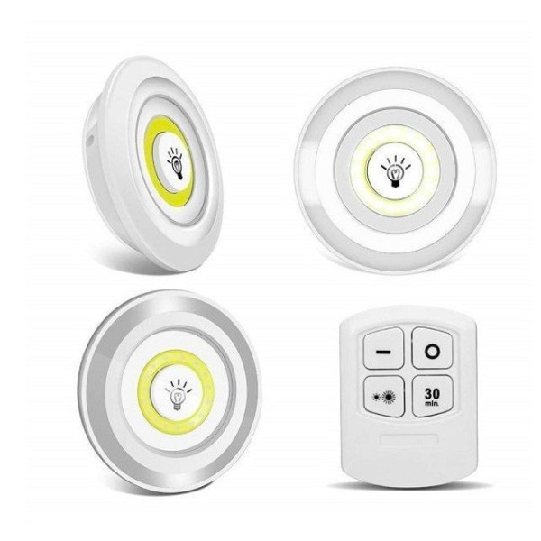 Комплект настенных светильников  Light with Remote Control Setс удобным управлением от пульта (3 светильника)