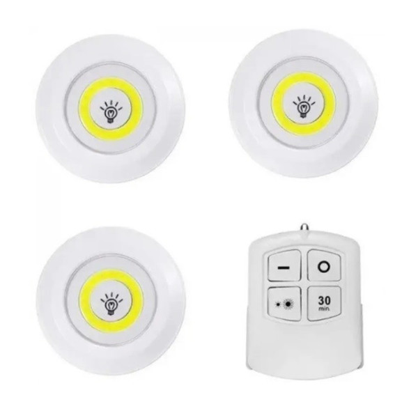Комплект настенных светильников  Light with Remote Control Setс удобным управлением от пульта (3 светильника)