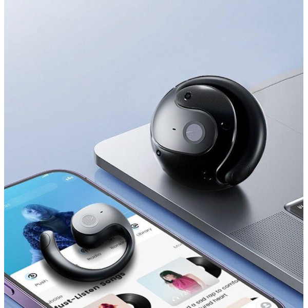Спортивные беспроводные наушники MDR OWS T2 Bluetooth 5.3 с микрофоном и кейсом черные