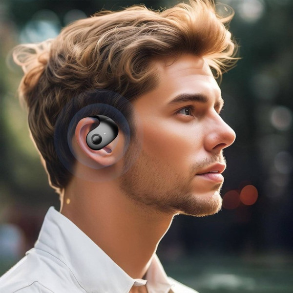 Спортивные беспроводные наушники MDR OWS T2 Bluetooth 5.3 с микрофоном и кейсом черные