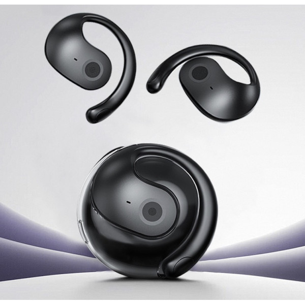 Спортивные беспроводные наушники MDR OWS T2 Bluetooth 5.3 с микрофоном и кейсом черные