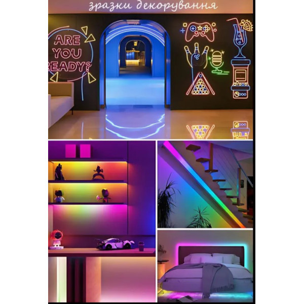 Светодиодная лента LED SFK-30 длиной 5 м для помещений и улицы