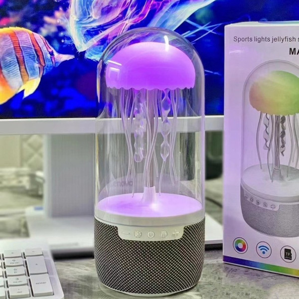 Ночник-колонка «Медуза» AND 5349 Bluetooth с подсветкой и аккумулятором MAX-113