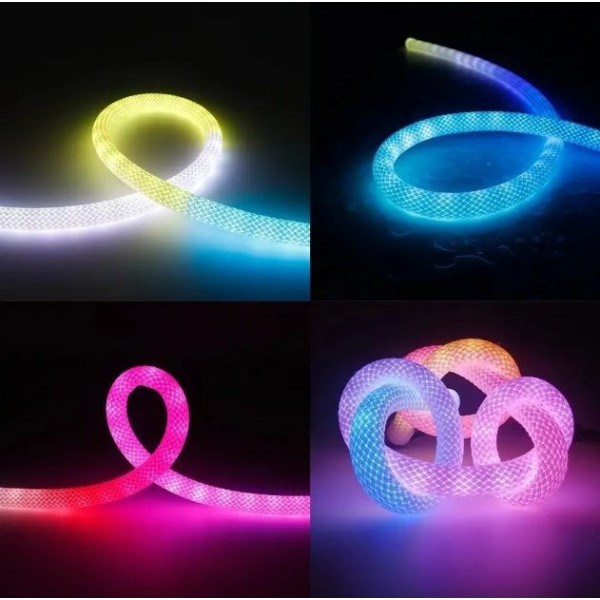 Лента-шланг LED RGB 5 м, умная с Bluetooth управлением и синхронизацией с музыкой