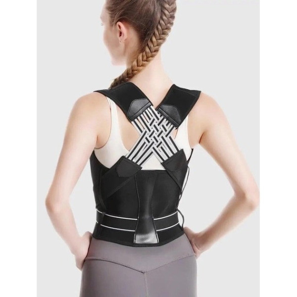Корсет для выравнивания спины и разгрузки позвоночника POSTURE BELT Эластичный корректор осанки