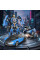 Робот-трансформер на радиоуправлении Bugatti Robot Car Size 1:18 Синяя
