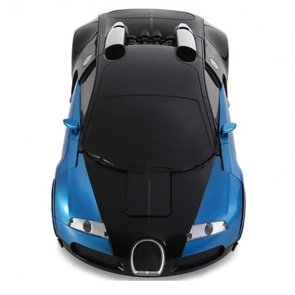 Робот-трансформер на радиоуправлении Bugatti Robot Car Size 1:18 Синяя