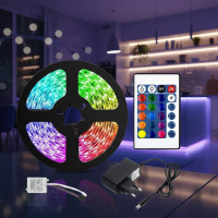 Лента светодиодная разноцветная LED 3528 RGB комплект