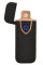 Спиральная сенсорная электрическая USB зажигалка UKC 711 Black