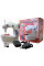 Швейная мини машинка портативная Sewing Machine SM-201A 4 в 1 с педалью и адаптером питания