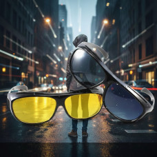 Очки антибликовые для водителей HD Vision 2шт