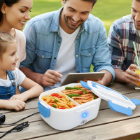 Автомобильный электрический Ланч Бокс с подогревом Lunch Heater Box 12 V Car