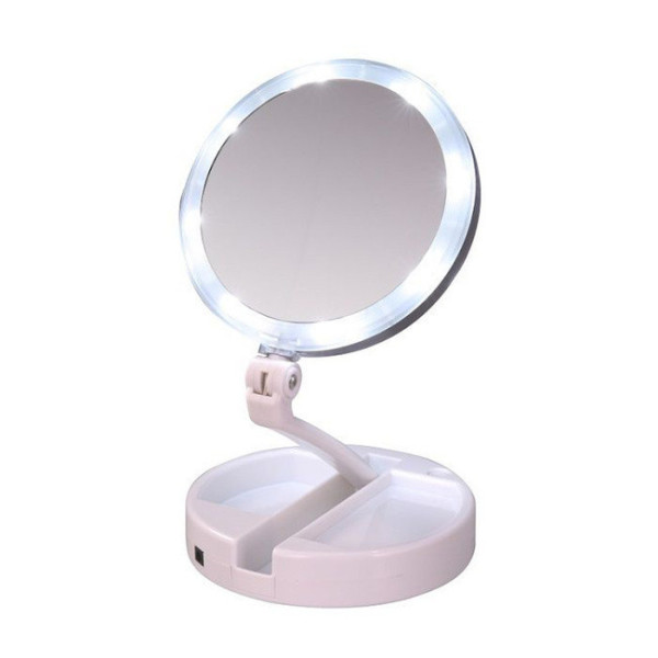 Настольное косметическое зеркало с подсветкой Fold Away Mirror