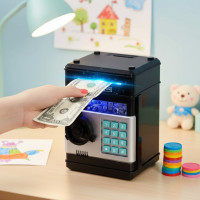 Игрушечный детский сейф с электронным кодовым замком Number Bank