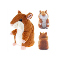 Говорящий хомяк Kronos Toys Темно-коричневый