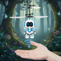 Интерактивная игрушка Летающий робот с датчиком
