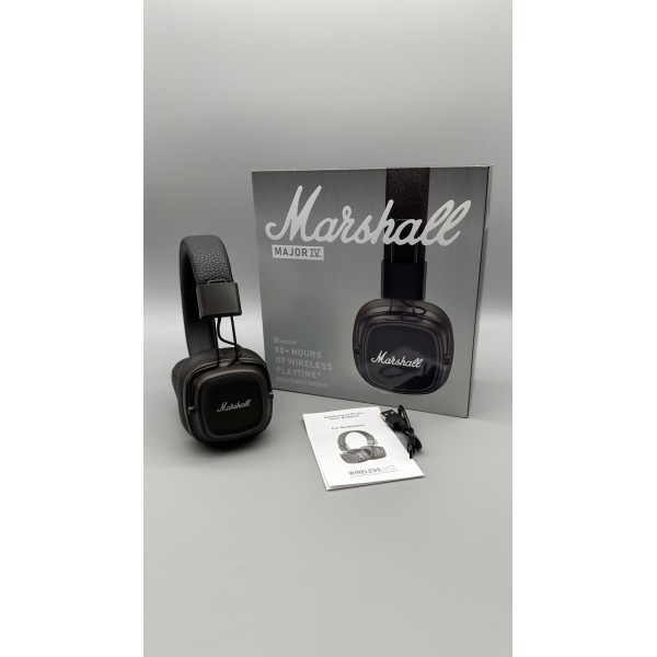 Беспроводные наушники Marshall Major IV Bluetooth Black с возможностью складывания