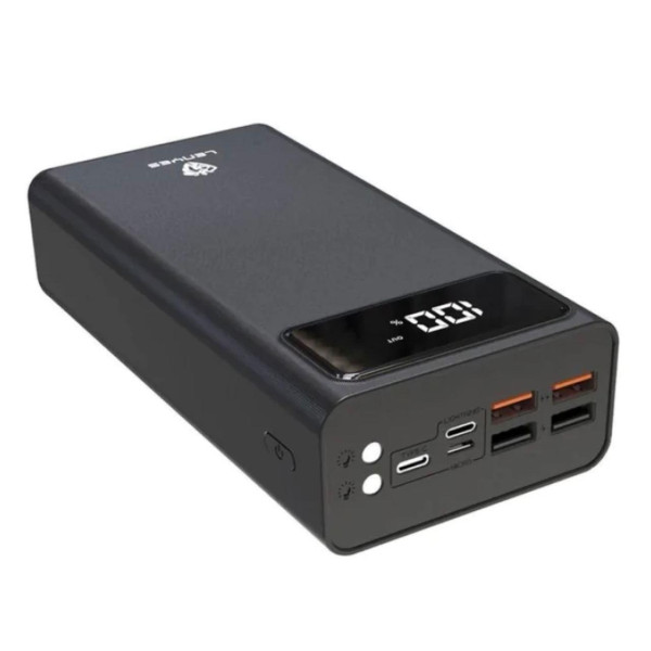 Внешний аккумулятор Power bank LENYES PX492 40000mAh с 4USB портами, зарядка 5В/2А