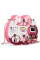 Детский косметический набор Kids Pretend Toy Bag с сумкой для макияжа и зеркалом, Розовый