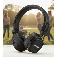 Беспроводные наушники Marshall Major IV Black для использования с телефоном и ПК