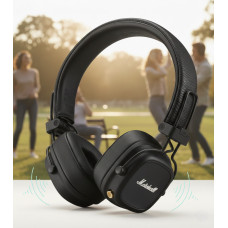 Беспроводные наушники Marshall Major IV Black для использования с телефоном и ПК