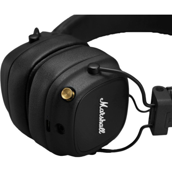 Беспроводные наушники Marshall Major IV Black для использования с телефоном и ПК