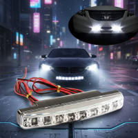 Дневные Ходовые Огни DRL 8 LED диодов