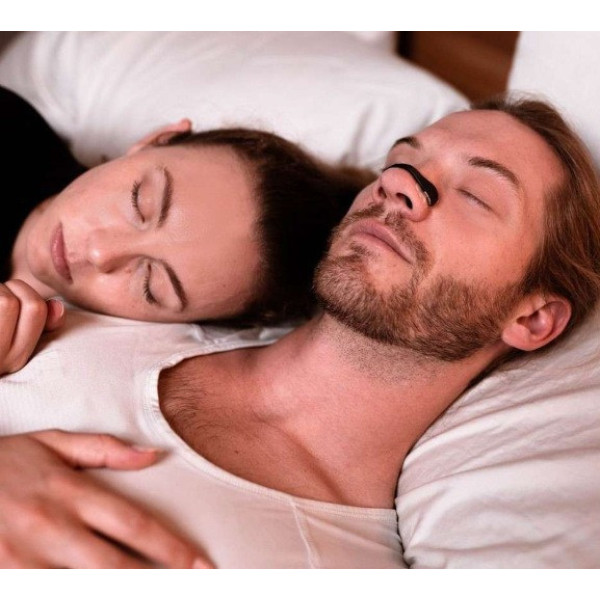 Магнитный расширитель для носа Nasal Dilator от храпа 15 пар / Cиликоновый зажим для носа Черный