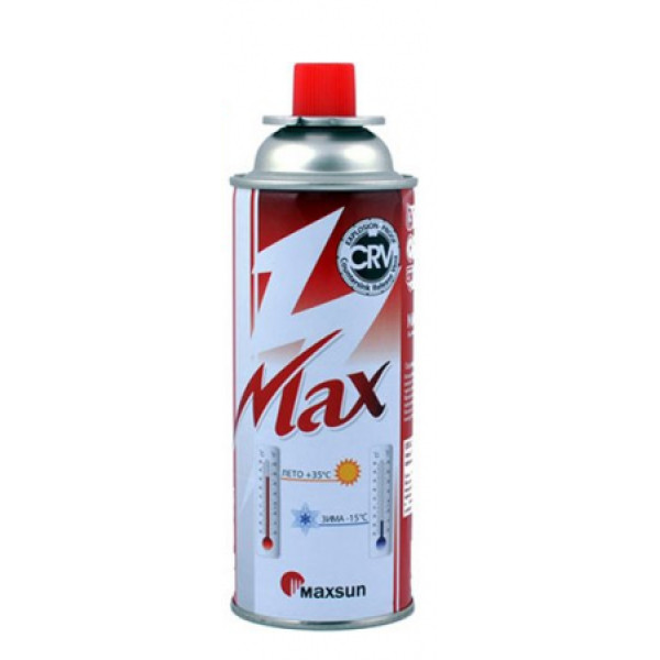 Газ баллон Всесезонный MAX MAXSUN для портативных газовых горелок