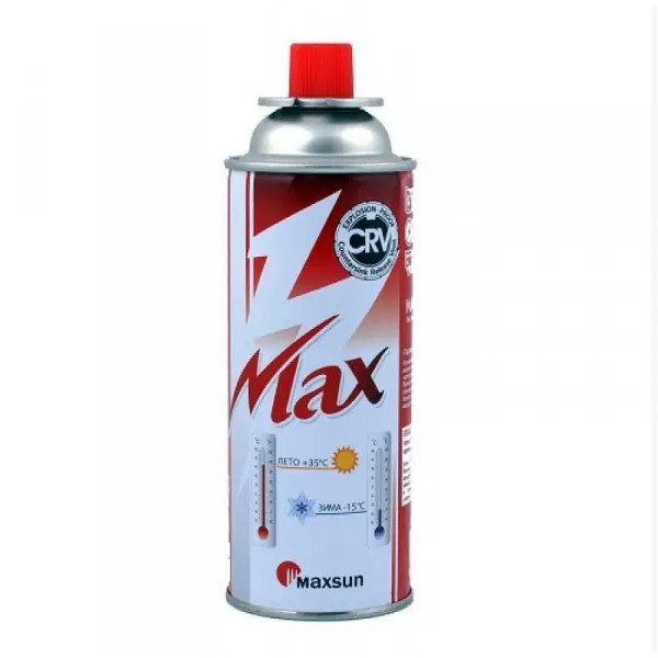 Газ баллон Всесезонный MAX MAXSUN для портативных газовых горелок
