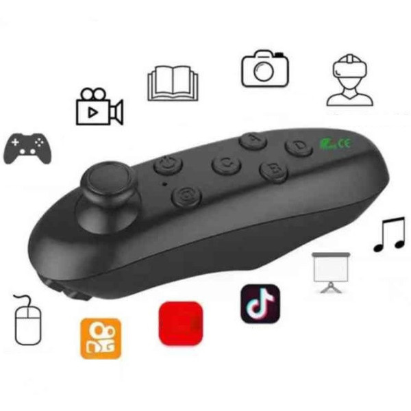 Пульт дистанционного управления / Беспроводной пульт джойстик Черный Bluetooth Геймпад для Android/IOS VR 3D