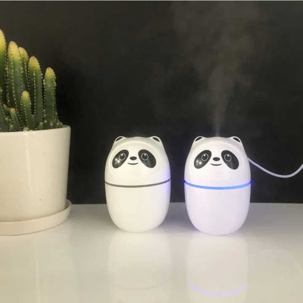 Ультразвуковой увлажнитель воздуха Panda Mist XS-168 для детей с подсветкой Белый