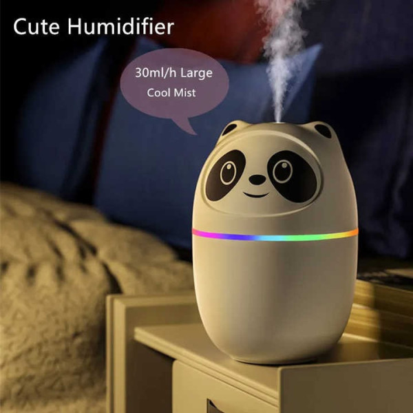 Ультразвуковой увлажнитель воздуха Panda Mist XS-168 для детей с подсветкой Белый