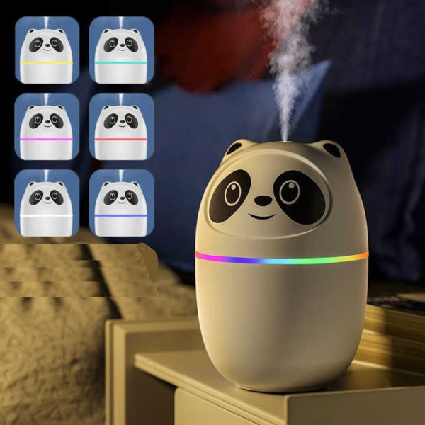 Ультразвуковой увлажнитель воздуха Panda Mist XS-168 для детей с подсветкой Белый