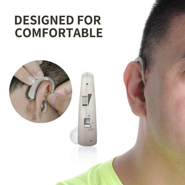 Слуховой аппарат  усилитель звука, аккумуляторный USB, цифровые наушники для слуха Tecnologia Audifono Gold