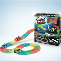 Светящаяся дорога Magic tracks на 220 деталей, Гоночный трек