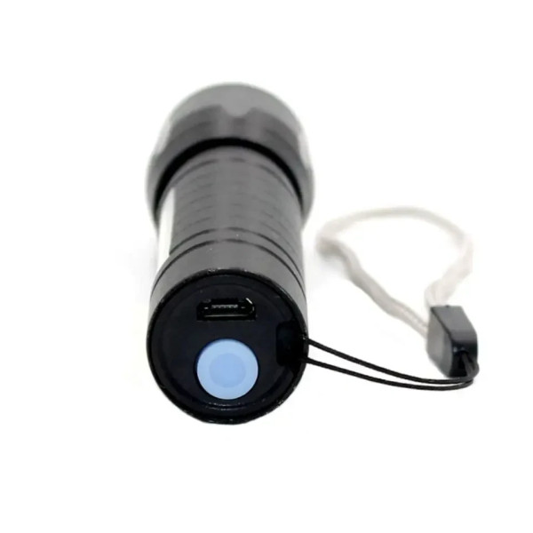 Светодиодный  фонарь BL-911 ручной карманный аккумуляторный с зарядкой USB