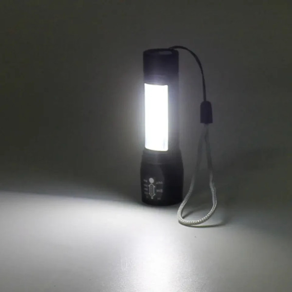 Светодиодный  фонарь BL-911 ручной карманный аккумуляторный с зарядкой USB