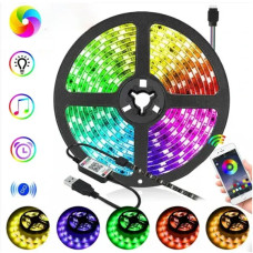 Комплект LED 5050 BT APP RGB лента светодиодная 5м