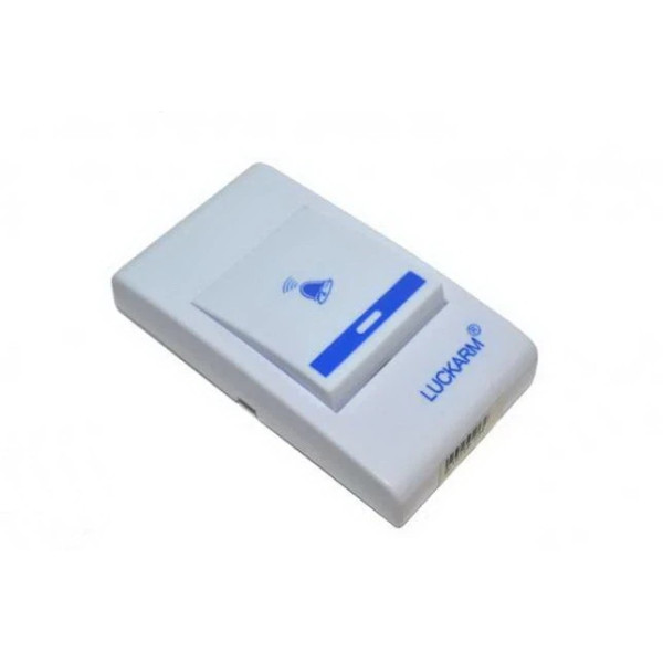 Беспроводной дверной звонок на батарейках LUCKARM 8610 Белый с голубым
